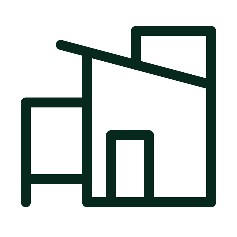 Browse cabins icon for mountain fork vacations.